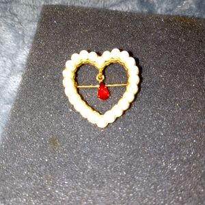 Set of heart pins